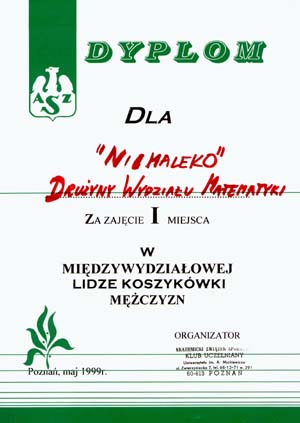 [Okazay dyplom dla zwycizcw]