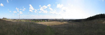 Panorama Poznania z Góry Moraskiej