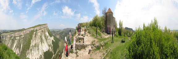 Panorama z Skalnego Miasta w Czufut-Kale