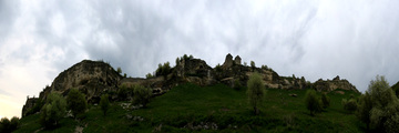 Panorama Skalnego Miasta w Czufut-Kale