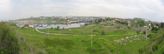 Panorama Chersonezu Taurydzkiego w Sewastopolu