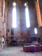 Wnętrze zamku w Radzyniu