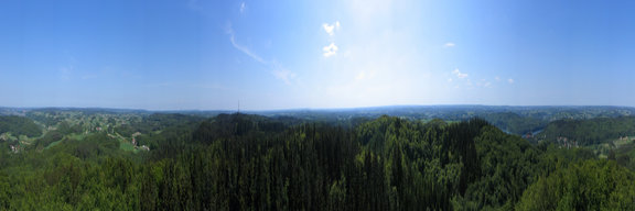 Panorama z Wieżycy