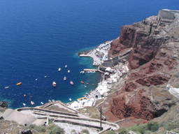 Port w Oia na Santorini