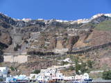 Port w Firze na Santorini