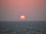 Zachód słońca na morzu