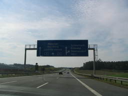 Rozjazd na autostradzie A9