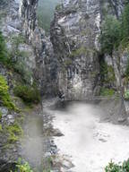 Wąwóz Gletscherschlucht w Grindelwaldzie