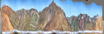 Panorama z przełęczy Galibier