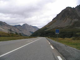 Zjazd z przełęczy Galibier