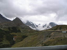 Zjazd z przełęczy Galibier