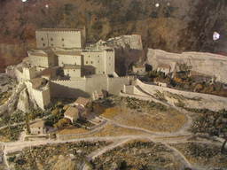 Makieta zamku w Les Baux