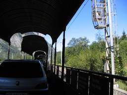 Wyjazd z tunelu Lotschberg