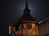 Księżyc nad zamkiem w Malborku