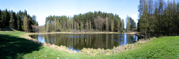 Jezioro Zamza niedaleko Złotowa