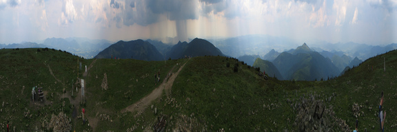 Panorama ze Śnieżnika