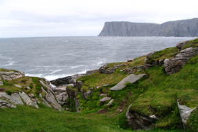 Nordkapp widziany z półwyspu Knivskjellodden