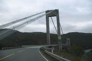 Most Skjomen na drodze E6 pod Narwikiem