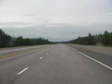 DOL na drodze E75 na północ od Rovaniemi