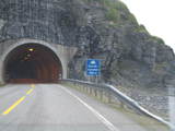 Tunel Sortvik na drodze E69 na Nordkapp