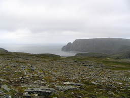 Nordkapp widziany z półwyspu Knivskjellodden