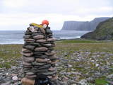 Nordkapp widziany z półwyspu Knivskjellodden