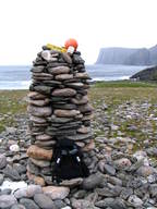 Nordkapp widziany z półwyspu Knivskjellodden