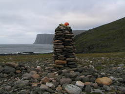 Nordkapp widziany z półwyspu Knivskjellodden