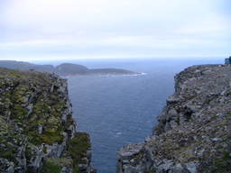 Półwysep Knivskjellodden widziany z Nordkapp