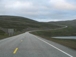 Droga E69 z Nordkapp do Honningsvag