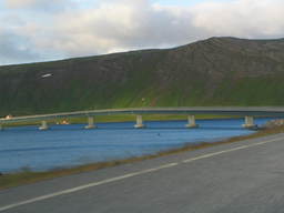 Most przed tunelem z Nordkapp