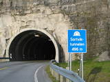 Tunel Sortvik na drodze E69