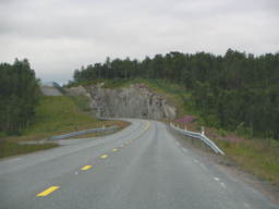 Droga E10 z Lavangsvatnet do Bjerkvik