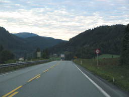 Droga E6 z Mosjoen do Trondheim