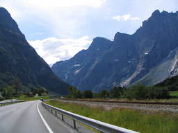 Ściana Trolli (Trollveggen) niedaleko Andalsnes