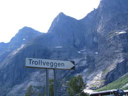 Ściana Trolli (Trollveggen) niedaleko Andalsnes