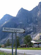 Ściana Trolli (Trollveggen) niedaleko Andalsnes