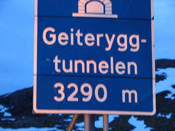 Tunel Geiterygg na drodze 51 do Hol