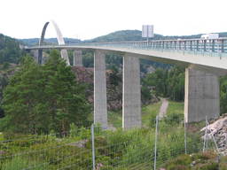 Most graniczny między Norwegią i Szwecją