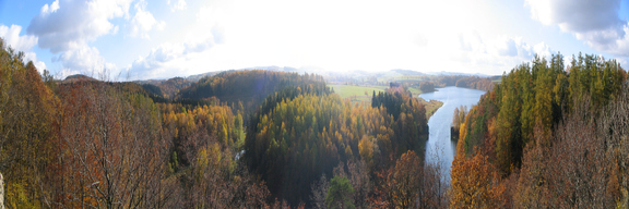 Widok z Zamku Rajsko