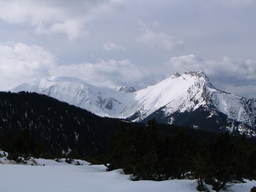 Giewont z podejścia na Halę Gąsienicową