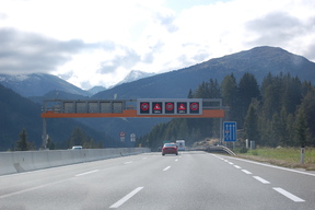 Droga na przełęcz Brenner