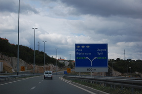 Autostrada z Rijeki do Splitu