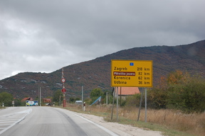Droga E71 ze Splitu do Zagrzebia