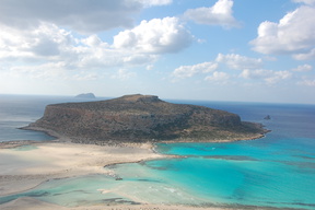 Plaża Balos na przylądku Gramvousa