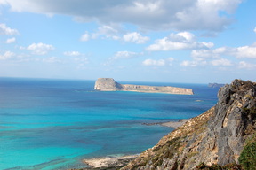 Plaża Balos na przylądku Gramvousa