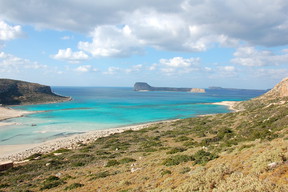 Plaża Balos na przylądku Gramvousa