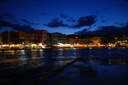 Chania nocą