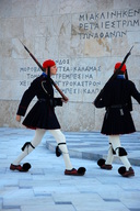 Zmiana warty przed parlamentem w Atenach