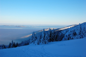 Zejście ze Śnieżki